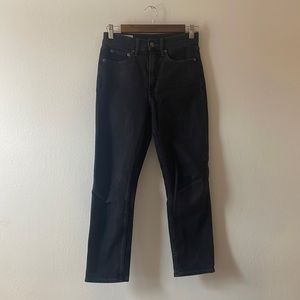 black CIGARETTE High Rise skinny jean